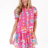 The Sailor Collared Button Up Dress