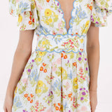 The Sandra Bow Sleeve Midi Dress