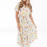 The Sandra Button Up Midi Dress