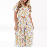 The Sandra Button Up Midi Dress