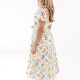 The Sandra Button Up Midi Dress