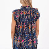 The Torian Pleated Top