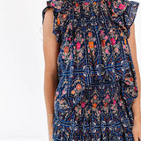 The Torian Pleated Top