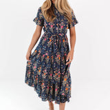 The Torian Button Up Midi Dress