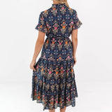 The Torian Button Up Midi Dress