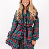 The Zanna Long Sleeve Tie Dress